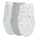 Easy Change Swaddle, Size SM, 0-3 months, 3pk (Botanical Jungle)