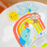 Bright Starts Playful Paradise Vibrating Baby Bouncer with Toys