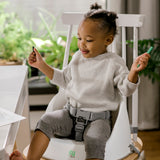 Ity by Ingenuity Simplicity Seat Easy-Clean Baby Booster Feeding Chair, Oat