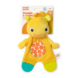 Bright Starts Snuggle & Teethe Plush Teether Toy, Assortment