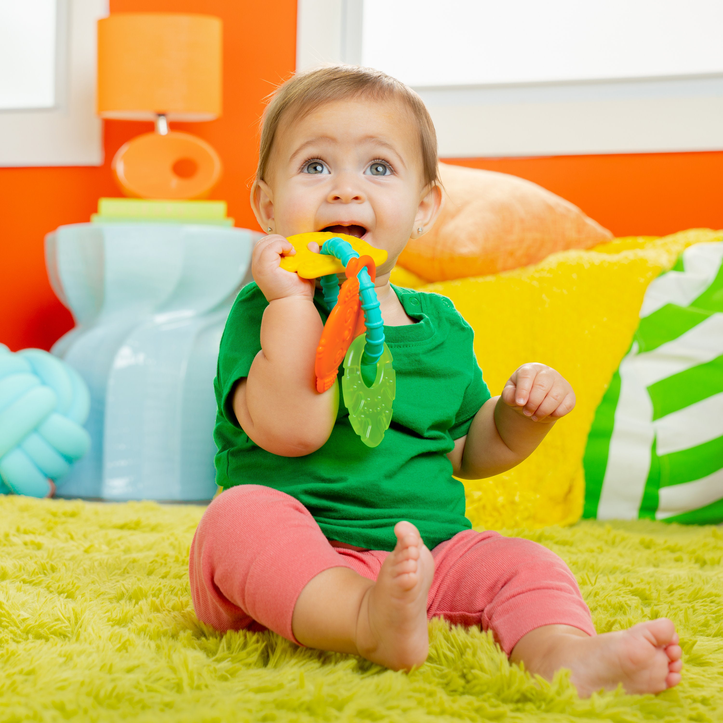 Bright Starts Tropical Chews Teething Ring Kids2, LLC Bright Starts Tropical Chews Teething Ring Kids2, LLC