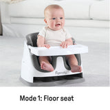 Ingenuity Baby Base 2-in-1 Booster Feeding and Floor Seat, Slate