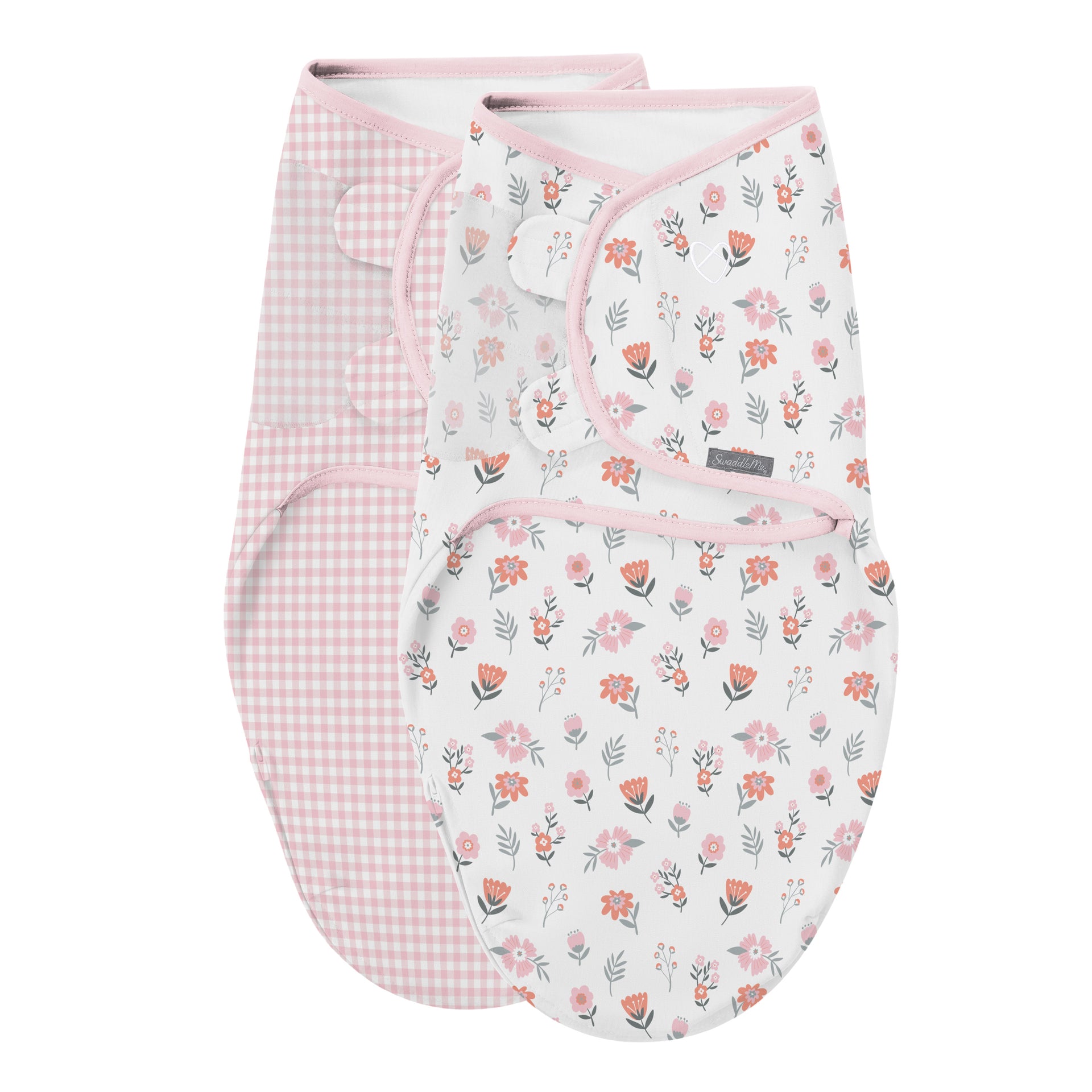 summer infant swaddleme organic Original Swaddle, Size SM, 0-3 months, 2pk (Farmhouse Floral) – Kids2, LLC
