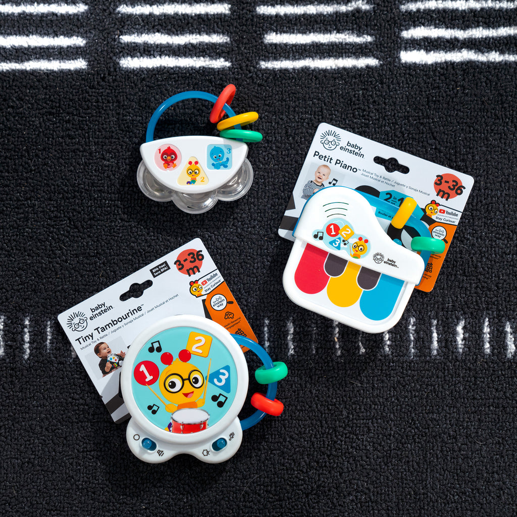 Liangnv 2 Pack Bear + Lion Baby Music Toy - Jouets musicaux en peluche avec  lumières et musique