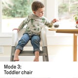 Ingenuity Trio Elite 3-in-1 High Chair - Slate - High Chair, Toddler Chair, and Booster - Braden