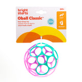 Oball Easy Grasp Classic Ball Baby Toy in Pink/Purple, 4"