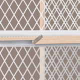 Secure Pressure Mount Wood & Plastic Pet and Baby Gate, Openings 27.5-42 wide - Wood & Plastic