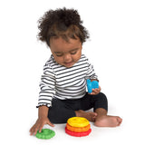 Baby Einstein Stack & Teethe Multi-Textured Easy-to-Grasp 5-Piece Teether Toy Set