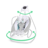 Ingenuity 2-in-1 Multi-Direction Compact Vibrating Baby Swing & Rocker, Raylan