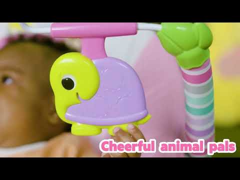 Pink Paradise Vibrating Bouncer Kids2, LLC Pink Paradise Vibrating Bouncer Kids2, LLC