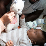 Ingenuity Premium Soft Plush Soothing Bean Bag Lovey, Nate the Teddy Bear