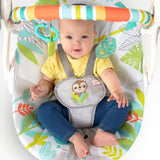 Bright Starts Rainforest Vibes 6-Speed Portable Automatic Baby Swing with Toy Bar - Rainforest Vibes