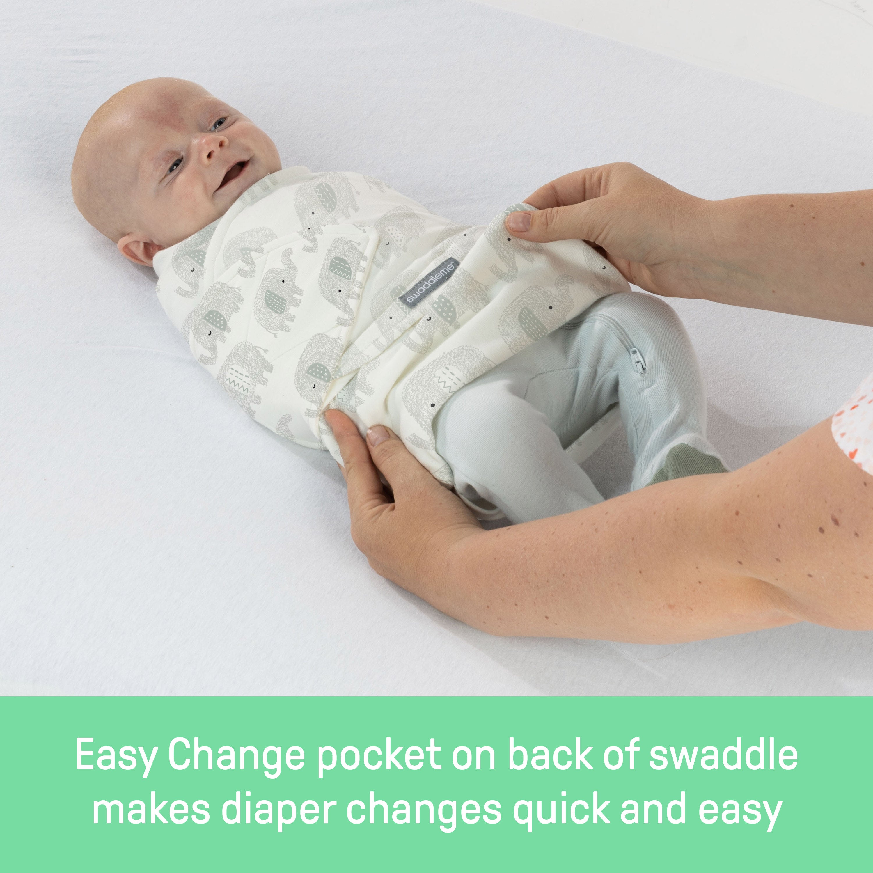 swaddleme schlafsack Monogram Collection Swaddle, Size SM, 0-3M, 1pk