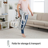 Ingenuity ConvertMe 2-in-1 Compact Portable Baby Swing 2 Infant Seat, Raylan