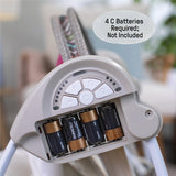 Ingenuity Soothe 'n Delight Portable Baby Swing with Music, Cozy Kingdom