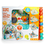 Bright Starts 5-in-1 Your Way Ball Play Baby Activity Gym & Ball Pit, Totally Tropical