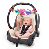 Bright Starts Busy Birdies Carrier Toy Bar Musical Take-Along Toy with Lights