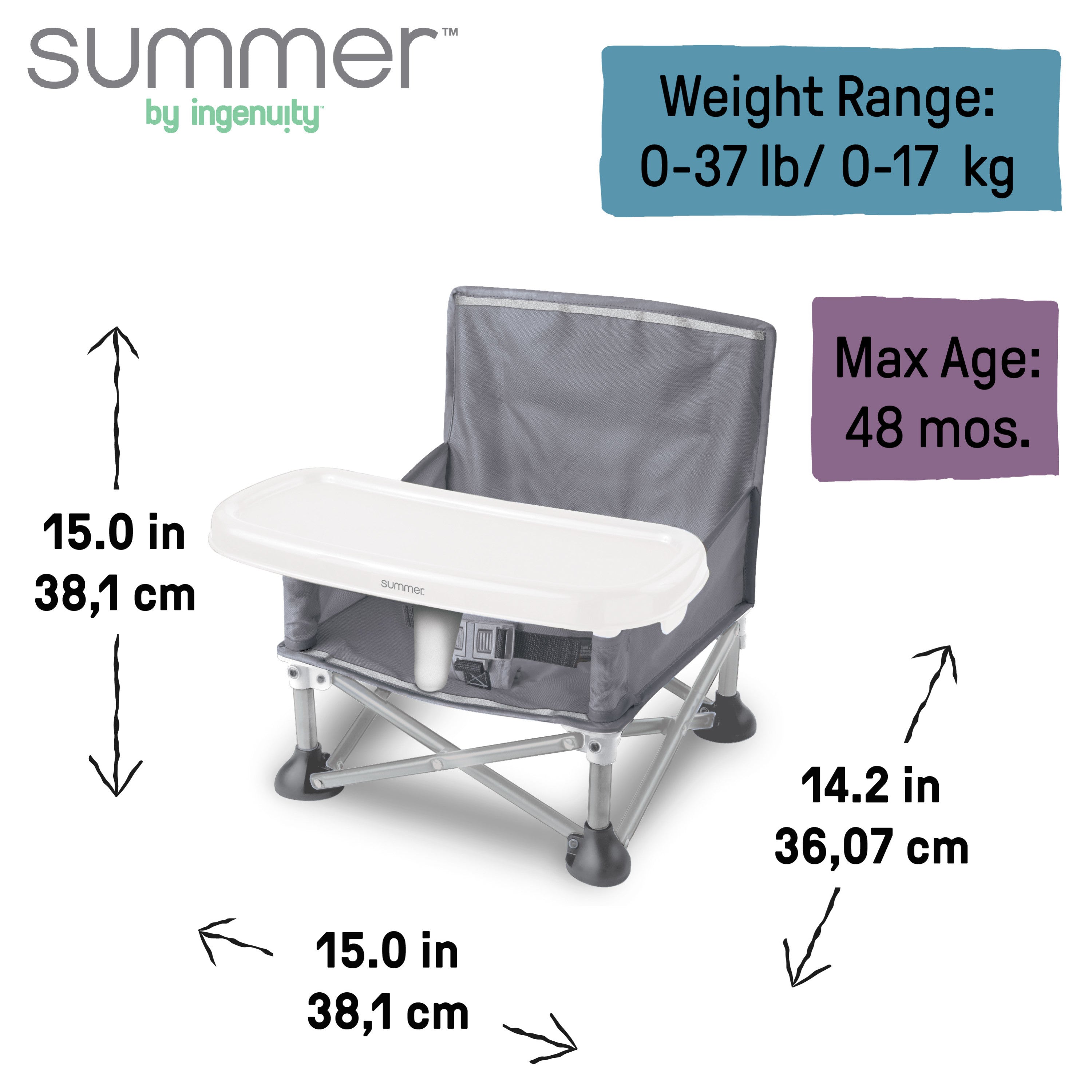 summer infant pop 'n sit replacement parts Pop 'N Sit Portable Booster