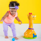 Bright Starts Spin & Giggle Giraffe Ball Popper Musical Baby & Toddler Toy
