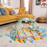 Bright Starts 5-in-1 Your Way Ball Play Baby Activity Gym & Ball Pit, Totally Tropical