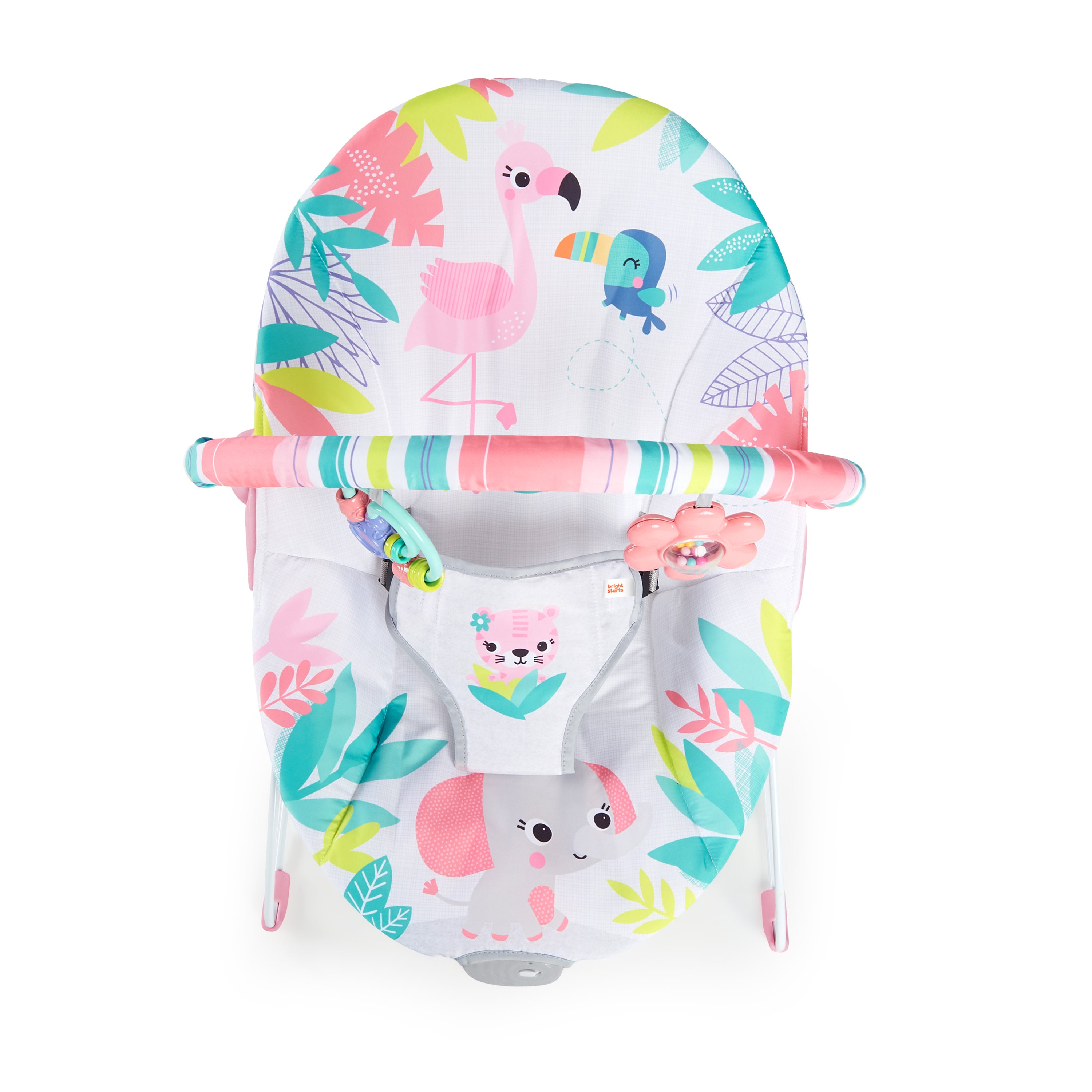 Flamingo Vibes Vibrating Bouncer Kids2, LLC Flamingo Vibes Vibrating Bouncer Kids2, LLC
