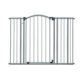 Main Street Pet and Baby Gate, Openings 29.5-53" Wide, 38" Tall - Cool Gray
