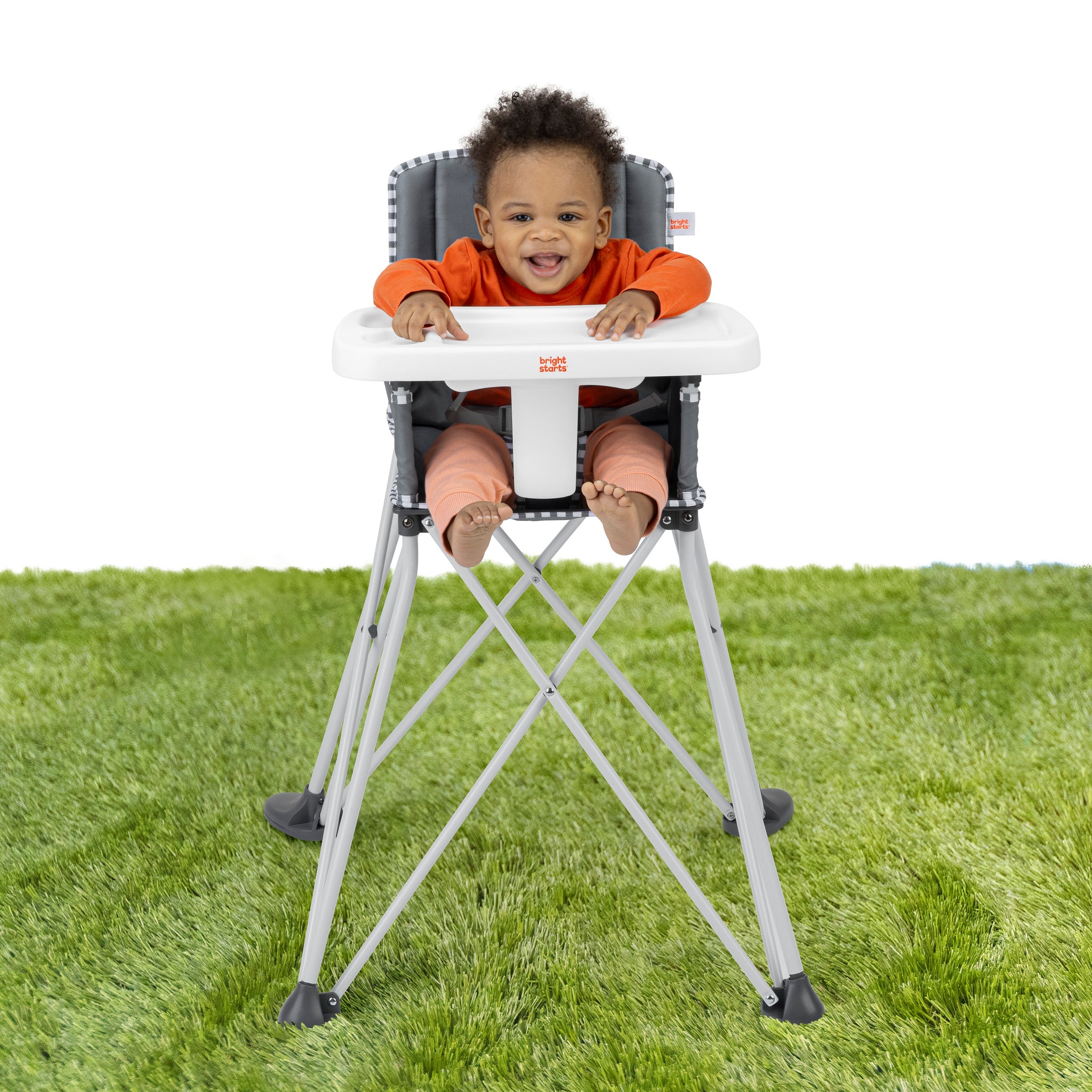 Bright Starts Pop N Dine Portable High Chair Grey Kids2 LLC