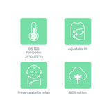 Original Swaddle, Size SM, 0-3 months, 2pk (Farmhouse Floral)