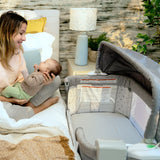 Ingenuity Dream Hero Starlight 3-in-1 Co-Sleeping Bassinet - Lume (Grey)