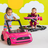 Ford Mustang 4-in-1 Pink Baby Activity Walker with 4 Ways to Play