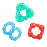 Bright Starts Stay Cool BPA-Free Gel-Filled Teether, 3 Pack Chillable Teething Toy