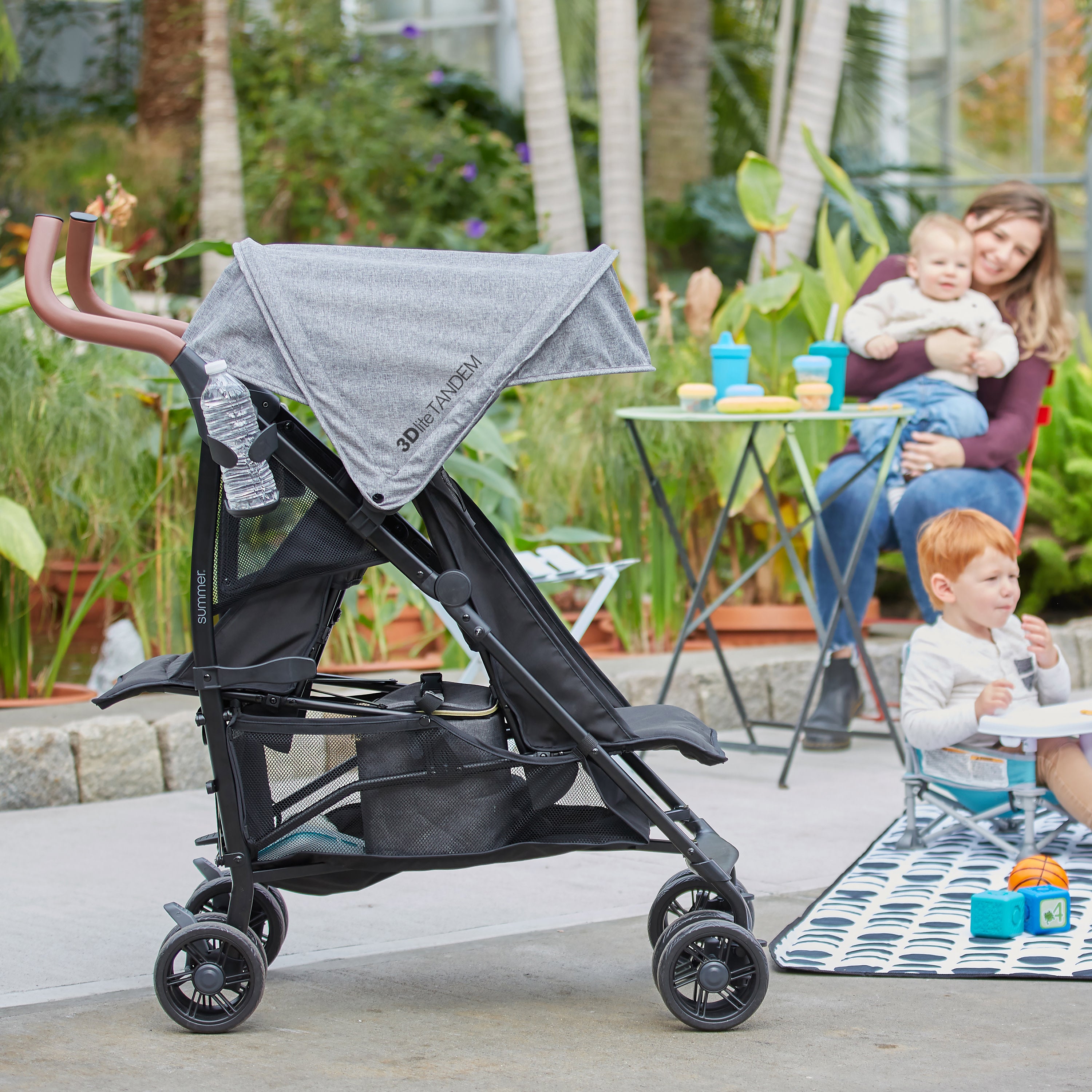 summer infant 3d two double convenience stroller 3Dlite Tandem Convenience Double Stroller – Kids2, LLC