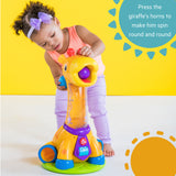 Bright Starts Spin & Giggle Giraffe Ball Popper Musical Baby & Toddler Toy
