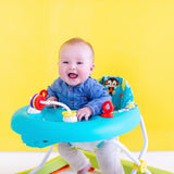 Bright Starts Giggling Safari Walker with Easy Fold Frame for Storage