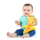 Bright Starts Snuggle & Teethe Plush Teether Toy, Giraffe