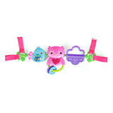 Bright Starts Busy Birdies Carrier Toy Bar Musical Take-Along Toy with Lights