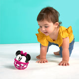 Disney Baby Minnie Mouse Oball Easy Grasp Rattle Along Buddy BPA-Free Infant Toy in Pink