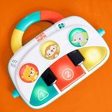 Bright Starts 4-in-1 Groovin Kicks Piano & Drum Baby Play Gym, Tropical Safari