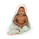 CLEAN & CUDDLY 3-PACK HOODED BATH TOWELS - EDI & CLEAN & CUDDLY 6-PACK TERRY WASHCLOTH SET - EDI