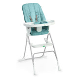 Sun Valley Compact Folding High Chair - Teal