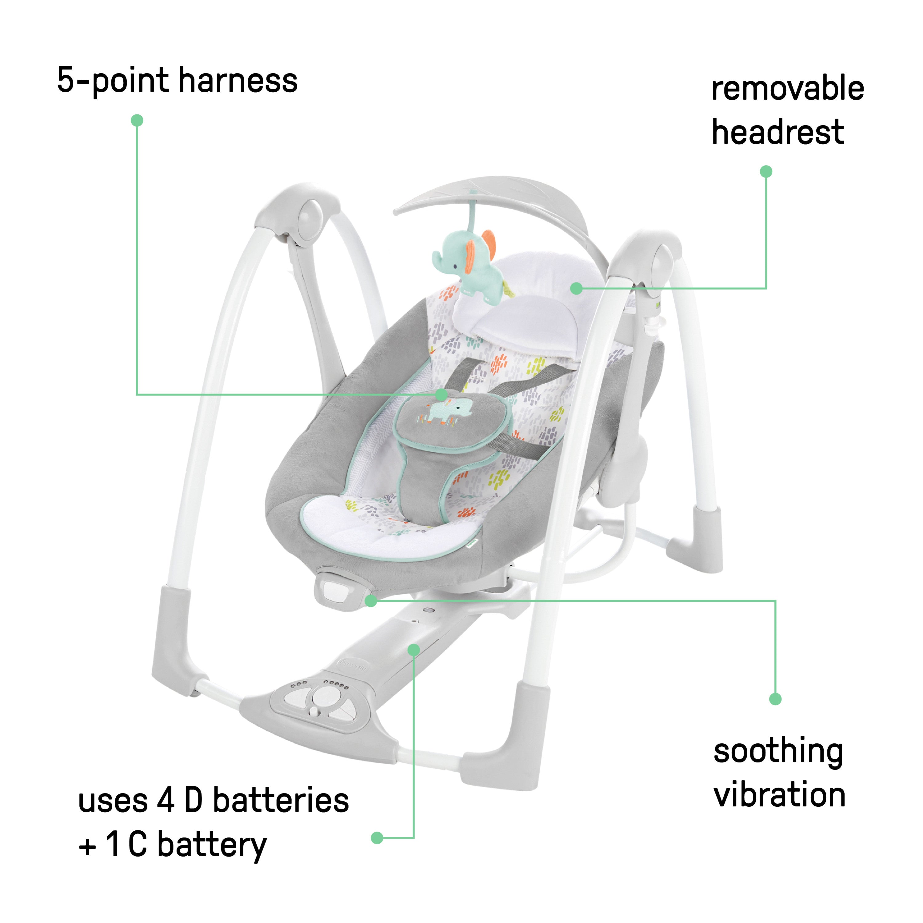 ConvertMe Swing-2-Seat - Wimberly – Kids2, LLC | Baby-Wippen