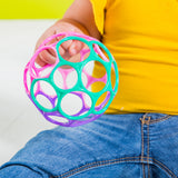 Oball Easy Grasp Classic Ball Baby Toy in Pink/Purple, 4"
