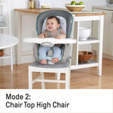 Ingenuity Trio Elite 3-in-1 High Chair - Slate - High Chair, Toddler Chair, and Booster - Braden