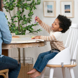 Ity by Ingenuity Simplicity Seat Easy-Clean Baby Booster Feeding Chair, Oat