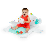Bright Starts Tummy Time Prop & Play Baby Activity Mat, Polar Bear