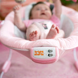 Bright Starts Disney Baby Minnie Mouse Rosy Skies Pink Baby Bouncer Infant Seat