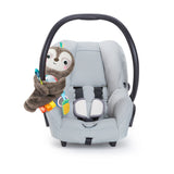 Bright Starts Slingin Sloth Travel Buddy Attachable Stuffed Animal Infant Toy