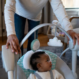 Ity by Ingenuity Swingity Swing Easy-Fold Portable Baby Swing, Goji