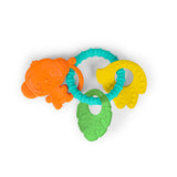 Bright Starts Tropical Chews Silicone Teething Ring - Monkey, Leaf, Banana