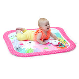 Bright Starts Unicorn Crew Baby Activity Gym & Machine-Washable Play Mat, Pink